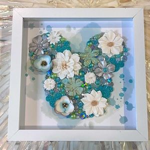 Tiana Inspired Hand Embellished Mickey Head